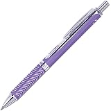 Pentel EnerGel Alloy RT Premium Liquid Gel Pen, 0.7mm Violet Barrel, Violet Ink (BL407VBPV)