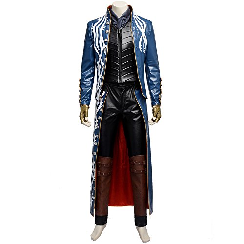 MLYX Men's Devil May Cry III 3 Virgil Cosplay Costume (Large, Mixed)