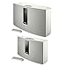 Bose SoundTouch 30 Series III Wireless Music System with Remote Control, White - With SoundTouch 20 Series III Wireless Music System White