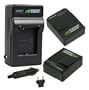 Wasabi Power Battery (2-Pack) and Charger for GoPro HD HERO3 and GoPro AHDBT-201, AHDBT-301