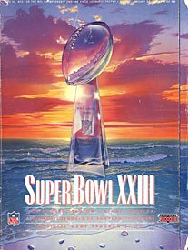 Super Bowl 23 Official Game Program - Cincinnati Bengals vs. San Francisco 49ers - Jan. 22, 1989