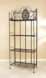 Incredibly Stylish 4-Tier Metal BAKERS RACK