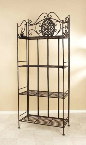 Incredibly Stylish 4-Tier Metal BAKERS RACK
