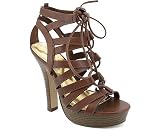 STRAPPY LACE-UP PLATFORM