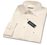 Eterna Blackline New Kent Kragen 59cm Armlänge Chambray Stoff champagner