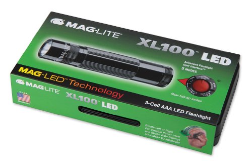 Maglite XL100 AAA blister Noir 12.2 cm