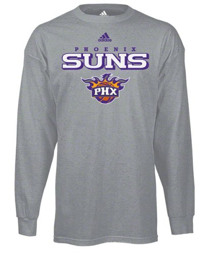 Phoenix Suns Grey adidas True Logo Long Sleeve T-Shirt