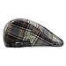 LOCOMO Checker Check Plaid Tartan Newsboy Flat Cap FFH268s06