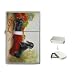 Limited Edition Violano Flip-Top Lighter Dachshund Christmas