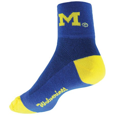Sock Guy Michigan Wolverines Quarter Socks