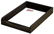Black Crocodile Embossed Leather Legal Letter Tray