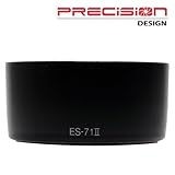 Precision Design ES-71 II Lens Hood for Canon EF 50mm f/1.4 USM Lens (with  ....