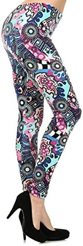 Multi-Color Blue & Pink Labyrinth Stretch Velour Abstract Graphic Pattern Print