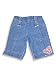 Wild Mango - Girls Denim Pants, Blue, Orange, Red (Size 4T)