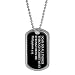 GRAPHICS & MORE I Can Do All Things Through Christ - Military Dog Tag Keychain