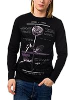 BIAGGIO Camiseta Manga Larga (Negro)