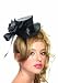 Satin Top Hat With Flower And Bow Accent