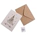 Generic 30 Sets Retro Christmas Xmas Tree Painted Greeting Card with Envelopes Wishing Card RS.960.00