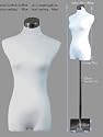 Loywe - Mannequin / Dummy / bust /- Female, White- LW6036 White