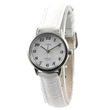 Timex Ladies Easy Read White Strap Casual Quartz by Timex