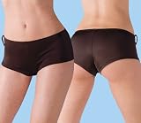 Women's solid color boyshorts bikini bottom
