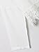 Persun Women White Lace Hem Long Sleeve Plain Blouse