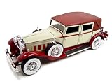 1930 Packard Lebaron Cream Red Diecast Model 1:18