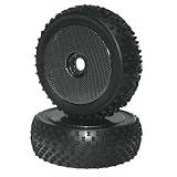 7191 1 8 Buggy Tire Rim Set Carbon B (2)