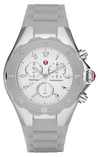 Michele Tahitian Jelly Bean Gray Chronograph Ladies Watch MWW12F000027 Michele Tahitian Jelly Bean Gray Chronograph Ladies Watch MWW12F000027