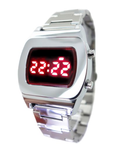 digital watch red display