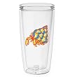 Caribbean Hermit Crab 16 oz Insulated Beverage Tumbler, Clear