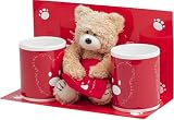 Eigenschaften United Labels 0197597 / United Labels 0197597 - Message Bears-Geschenkset mit 2 Tassen und Plüschfigur 15 cm