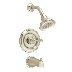 American Standard T215.730.295 Hampton Bath and Shower Trim Kit, Satin Nickel by American Standard