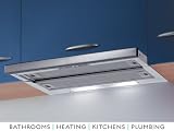 Baumatic 60 cm Telescopic Hood 600mm Stainless Steel TEL06SS  from Baumatic