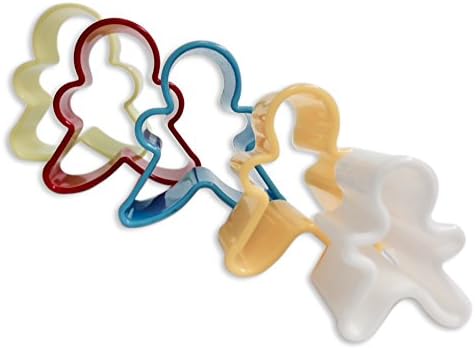 Best Ever Gingerbread Cookie Cutter Set (5 pc) from Best In All. Perfectly designed Best quality cookie cutters come in different sizes and assorted colors. Makes a great gift for all occasions. Add more fun to your baking now!