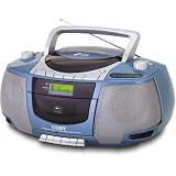 Buy Coby MPCD450 Portable MP3 CD Player with AM FM Tuner and Cassette Deck (Black)  by Coby
