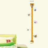 Instant Home/Wall Reusable Decal Stickers - Child Baby Infant Height Measure Chart