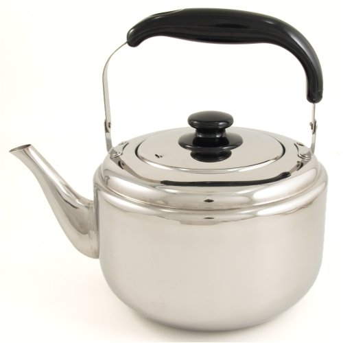 Huge Stainless Steel Kettle Teapot 5 Liter with Lid & Handle Huge Stainless Steel Kettle Teapot 5 Liter with Lid & Handle