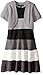 Derek Heart Girls' Big Ombre Marled Metallic Skater Dress