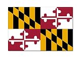 Maryland State Flag Fridge Magnet