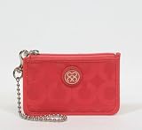 Coach Julia Signature ID Skinny Credit Card Coin Case Bag Purse 45380 Coral Review