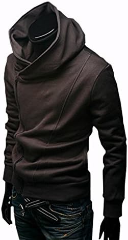 Welfare Mens Pullover Fleece Hoodies coffee 3XL