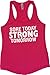 Orange Arrow Women's Sore Today Strong Tomorrow Racerback Tank