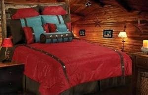 Hiend Accents Cheyenne Red Bedding