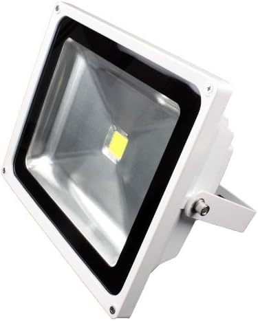 Lunasea Outdoor LED Flood Light - 85-265VAC/50W/4500 Lumens - Cool White