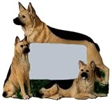 GERMAN SHEPHERD Tan Family DOG Photo Picture FRAME Figurine F18T 4 x 6