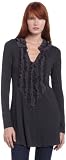 Karen Kane Women's Silk Ruffle Tunic
