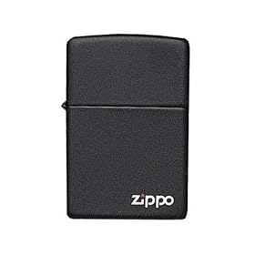 Black Standard Zippo Lighter