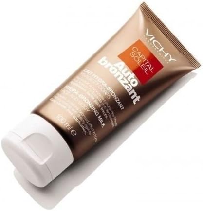 VICHY CAPITAL SOLEIL HYDRA-BRONZING MILK FACE AND BODY 100ML Auto Bronzant ship by circle shop