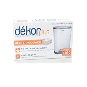 Diaper Dekor Plus Refills 2 Pack